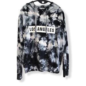 Young Fabulous & Broke Hoodie Medium Sweater Tie Dye Los Angeles Pullover
